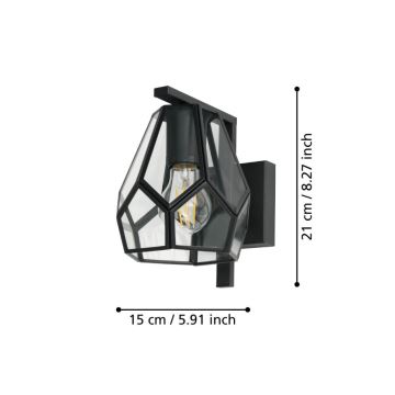 Eglo - Væglampe 1xE27/40W/230V