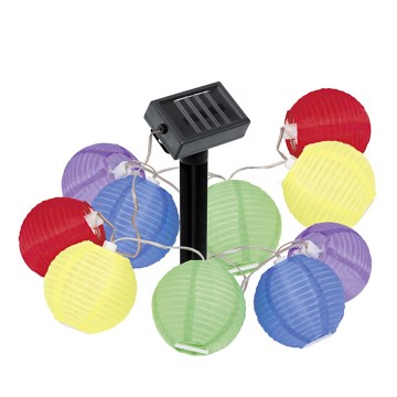 EGLO 47339 - Solar haven lysballoner 10xLED / 0,075W