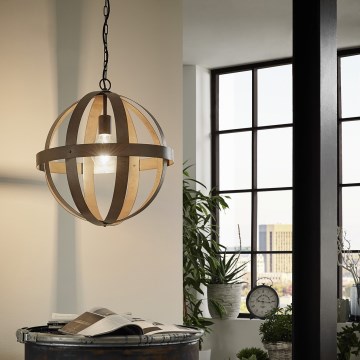 Eglo 49476 - Pendel med kædeophæng WESTBURY 1xE27/60W/230V diameter 45 cm