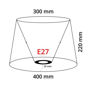 Eglo 49584 - Skygge VINTAGE E27 diameter 40 cm
