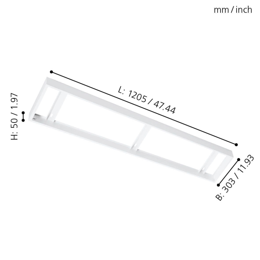 Eglo - Ramme til loftpanel 1205x303mm