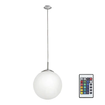 Eglo 75359 - LED RGB lysdæmper lysekrone RONDO-C 1xE27/7,5W/230V