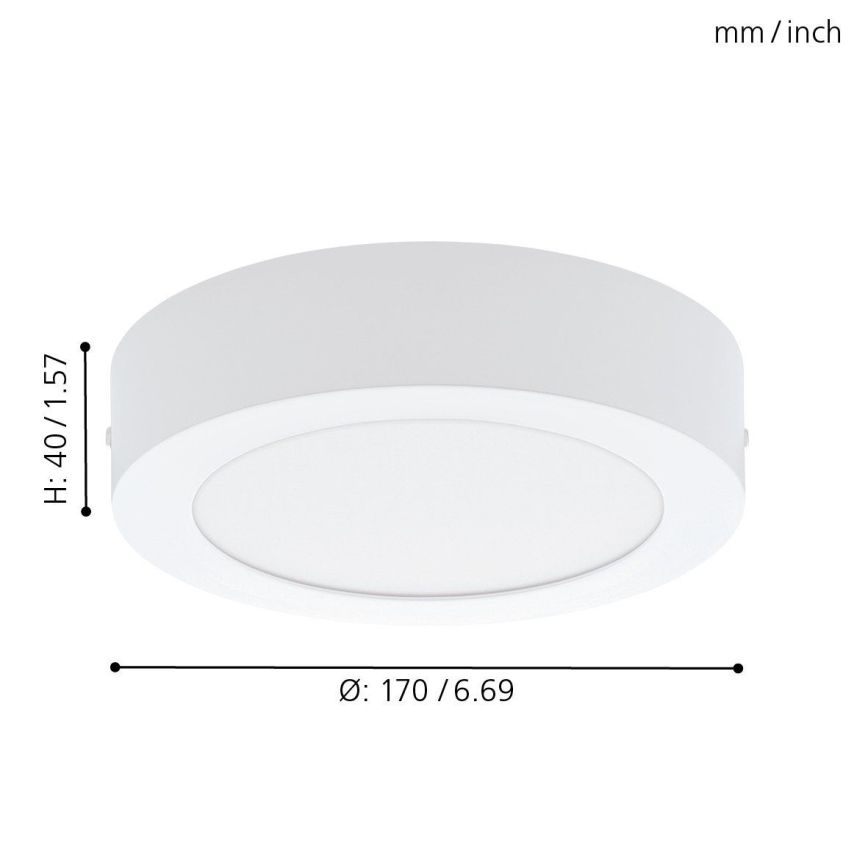 Eglo 78198 - LED loftlampe FUEVA LED/10,9W/230V