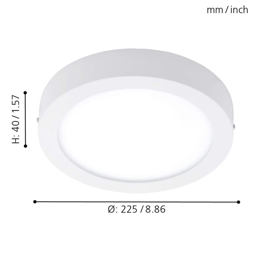 Eglo 78201 - LED loftlampe FUEVA LED/16,5W/230V