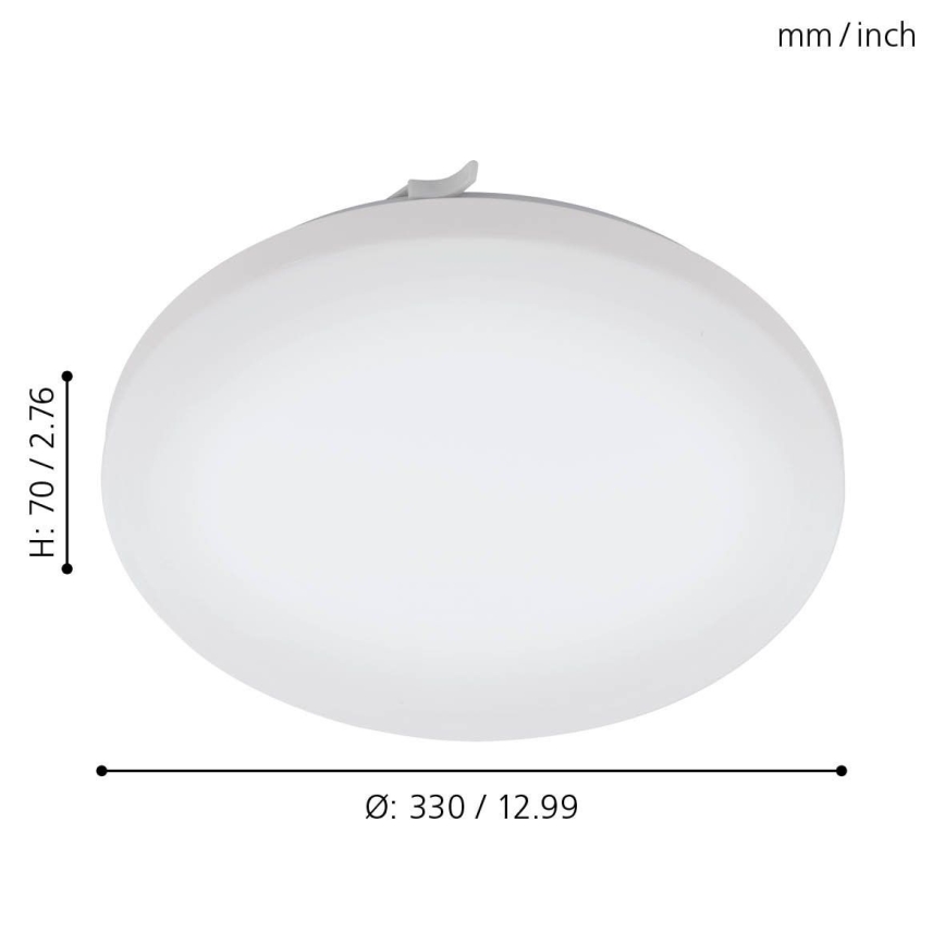 Eglo 79523 - LED loftlampe til badeværelse TUSCOLA LED/14,6W/230V IP44