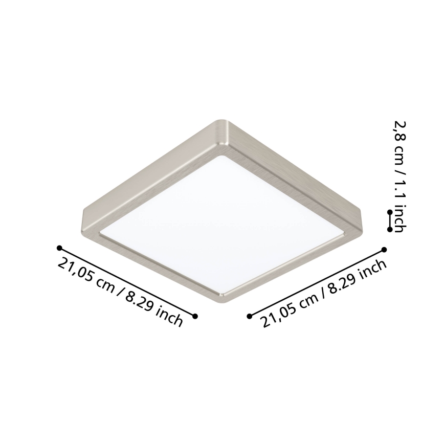 Eglo - LED badeværelseslampe dæmpbar LED/16,5W/230V IP44 ZigBee