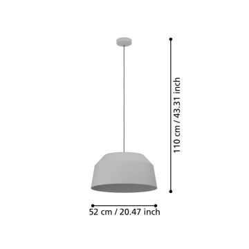 Eglo - Pendel 1xE27/40W/230V diameter 52 cm