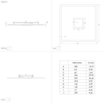 Eglo - LED loftlampe dæmpbar RGBW-farver LED/36W/230V + fjernbetjening