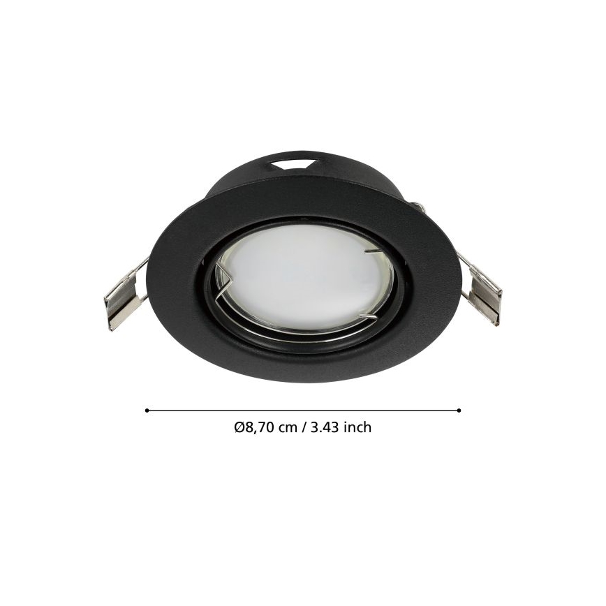Eglo - LED indbygningslampe 1xGU10/4,6W/230V