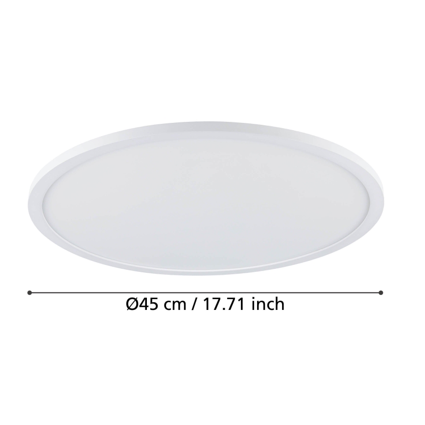 Eglo - LED loftlampe dæmpbar LED/33,5W/230V diameter 45 cm hvid