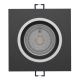 Eglo - LED RGBW Indbygningslampe dæmpbar LED/4,7W/230V sort