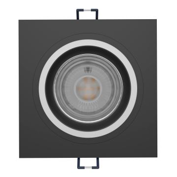 Eglo - LED RGBW Indbygningslampe dæmpbar LED/4,7W/230V sort