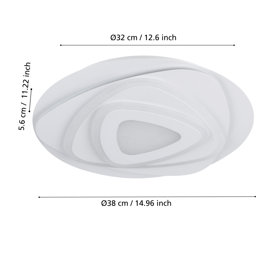 Eglo - LED loftlampe LED/21W/230V diameter 38 cm