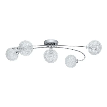 EGLO 92777 - Loftlampe CARIS 5xG9/33W