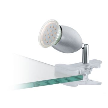 Eglo - LED lampe med klemme 1xGU10/3W/230V