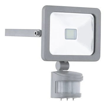 Eglo 95407 - LED projektør med sensor FAEDO 1 1xLED/10W/230V IP44