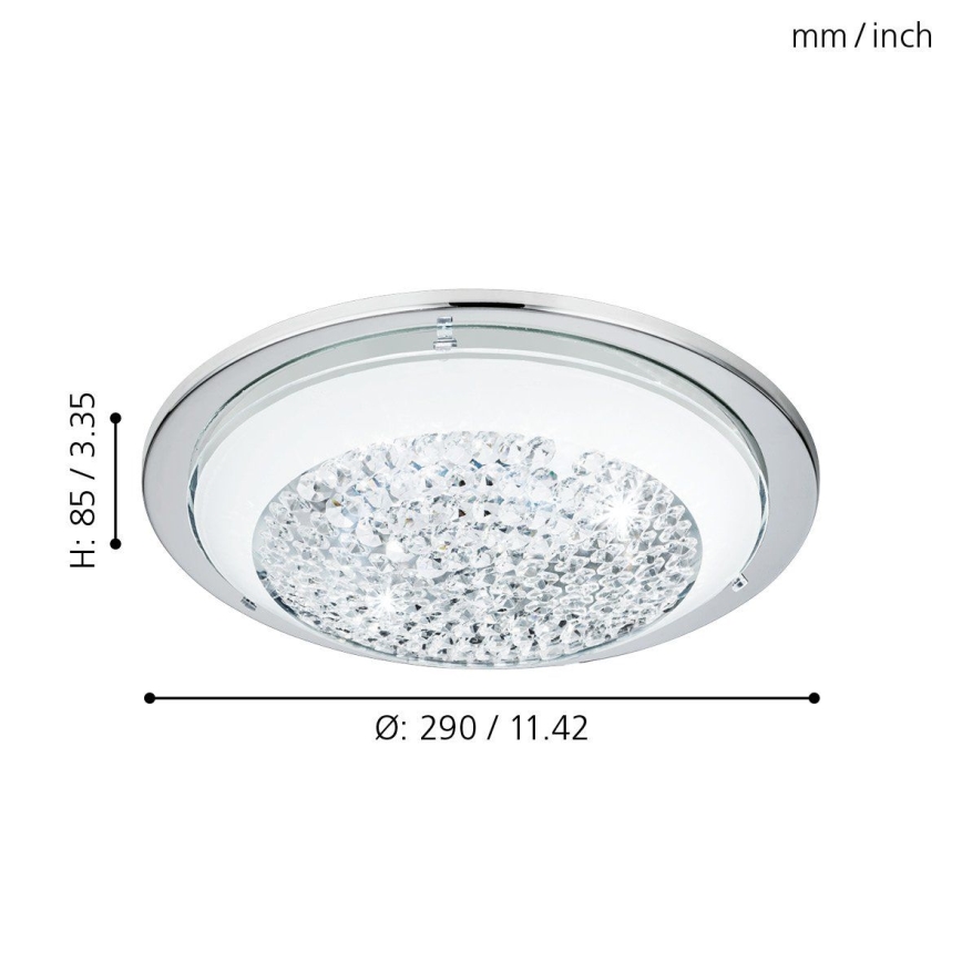 Eglo - LED indbygningslampe i krystal ACOLLA LED/8,2W/230V