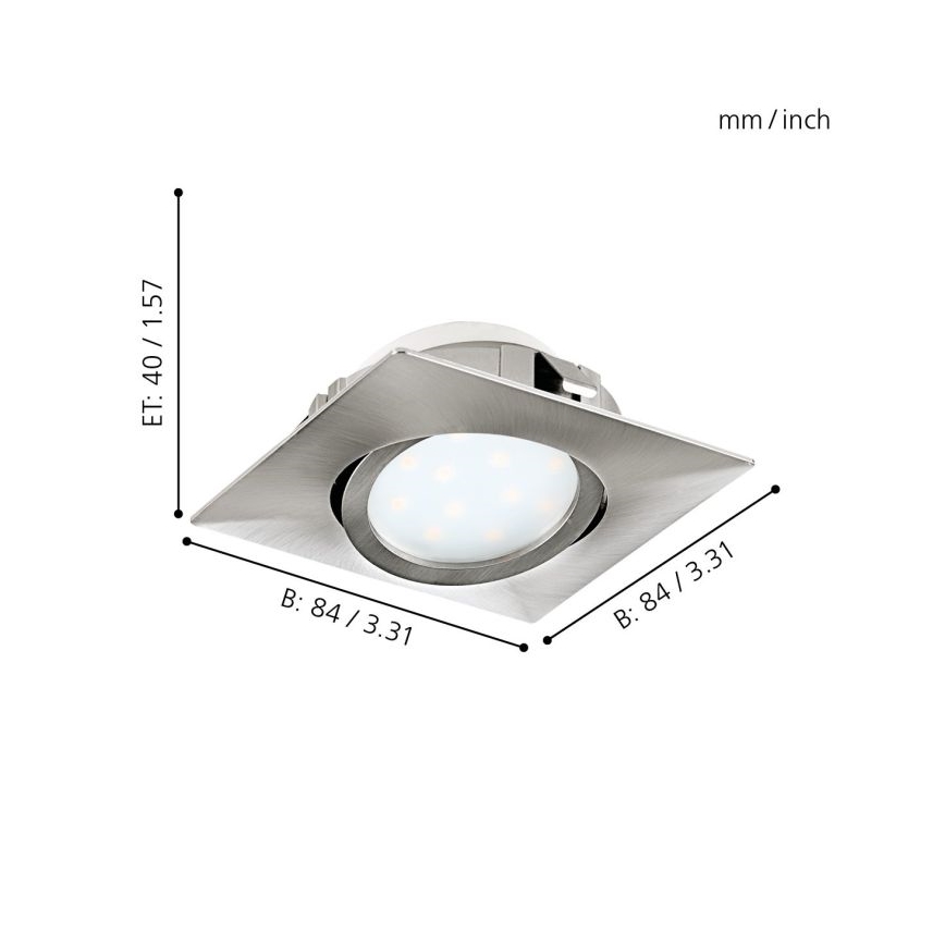 Eglo - SÆT 3x LED hængende loftslampe PINEDA 1xLED/6W/230V