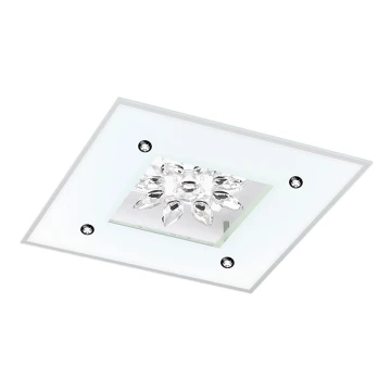 Eglo 96536 - LED loftlampe med krystaller dæmpbar BENALUA 1 1xLED/18W/230V