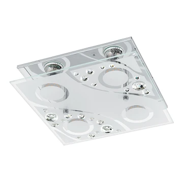 Eglo 96999 - LED loftsbelysning AQUILA 4xGU10/3W/230V