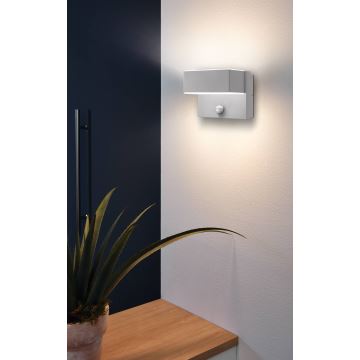 Eglo - Udendørs LED væglampe med sensor 2xLED/5,6W/230V IP44