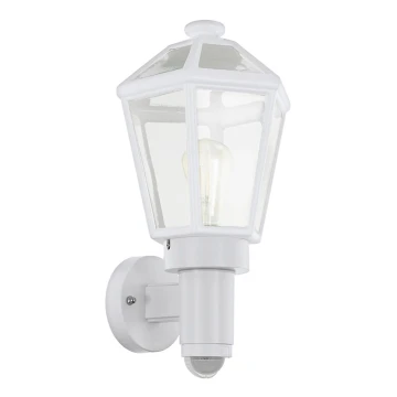 Eglo 97256 - Udendørs væglampe med sensor MONSELICE 1xE27/28W/230V IP44