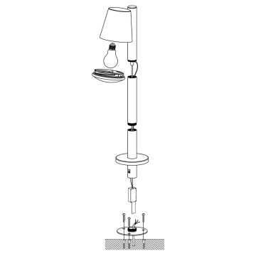 Eglo - LED udendørslampe dæmpbar CALDIERO-C 1xE27/9W/230V mat krom IP44