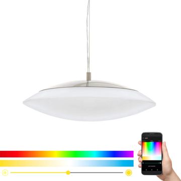 Eglo 97812 - LED pendel dæmpbar RGB-farver FRATTINA-C 1xLED/27W/230V