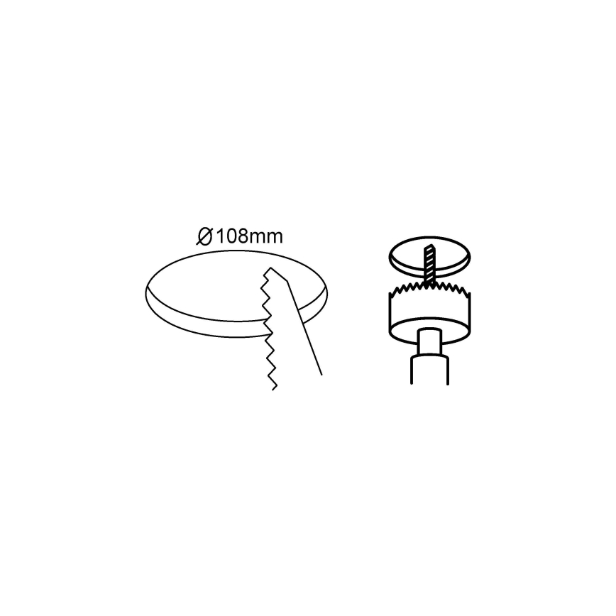 Eglo 98631 - SÆT 3x LED indbygningslampe FUEVA 3xLED/5W/230V