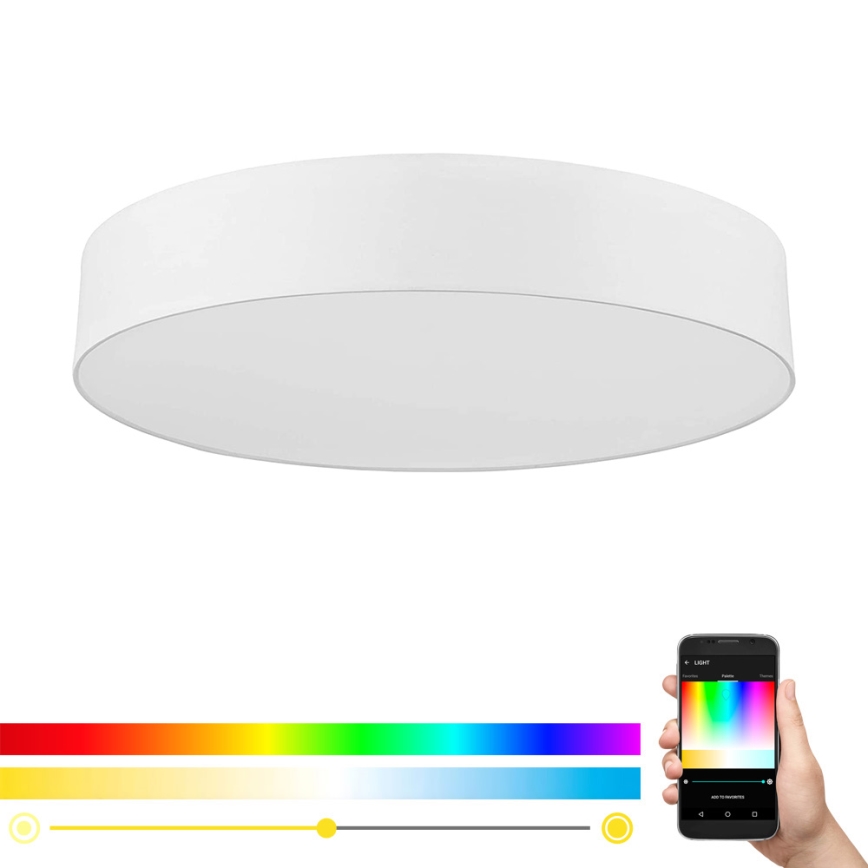 Eglo - LED loftlampe dæmpbar RGB-farver ROMAO-C LED/42W/230V + fjernbetjening