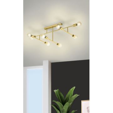 Eglo - Loftlampe 8xE27/40W/230V