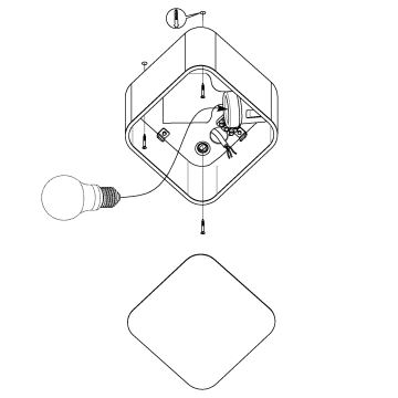 Eglo - Lofts lys 1xE27/28W/230V