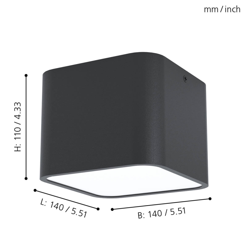 Eglo - Lofts lys 1xE27/28W/230V