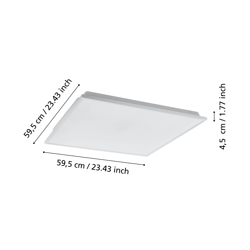 Eglo - LED loftlampe dæmpbar LED/31,8W/230V 2700-6500K ZigBee