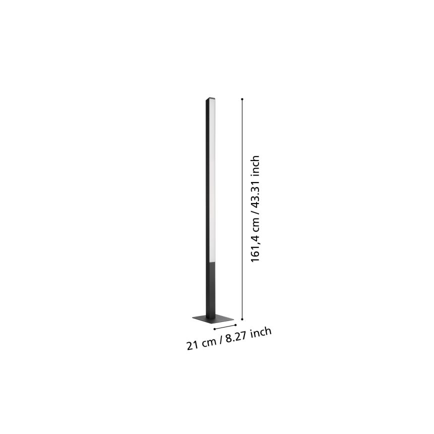 Eglo - LED gulvlampe dæmpbar RGBW-farver LED/35W/230V 2700-6500K ZigBee