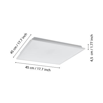 Eglo - LED loftlampe dæmpbar LED/22W/230V 2700-6500K ZigBee