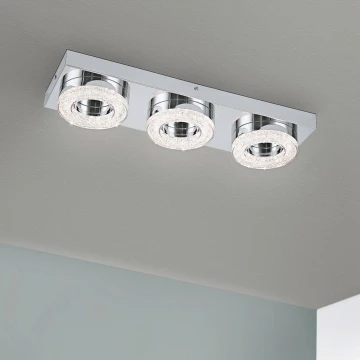 Eglo - LED krystal loftslampe 3xLED/4W/230V