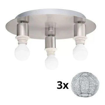 Eglo - LED loftlampe MY CHOICE 3xE14/4W/230V krom