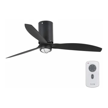 FARO 32043WP-10 - LED loftventilator MINI TUBE FAN LED/16W/230V Wi-Fi sort + fjernbetjening