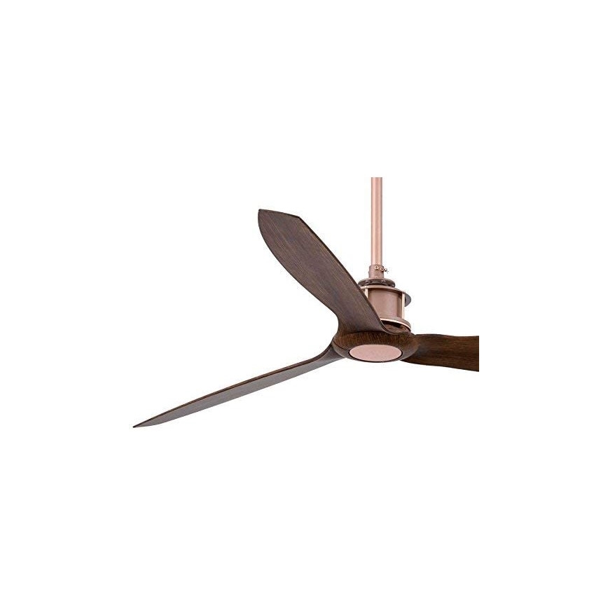 FARO 33399 - Loftsventilator JUST FAN brun/kobber