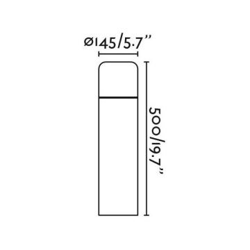 FARO 75604 - Udendørs LED lampe MUGA LED/9W/230V IP65