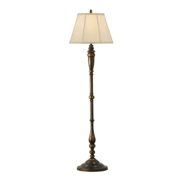 Feiss - Gulvlampe LINCOLNDALE 1xE27/60W/230V bronze/beige