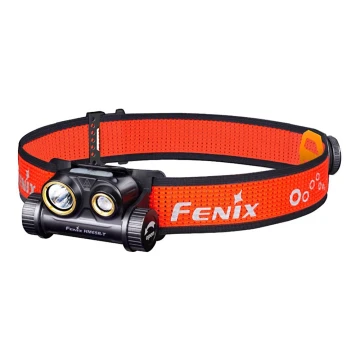 Fenix HM65RTRAIL - LED pandelampe genopladelig 2xLED/2xCR123A IP68 1500 lm 300 timer