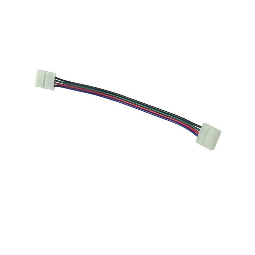 Fleksibel bifacial connector til RGB LED strips 4pin 10 mm