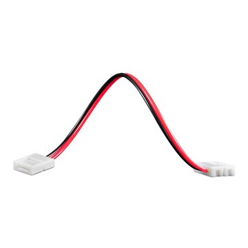 Fleksibel bifacial kantet connector til 2-pin LED strips 8 mm