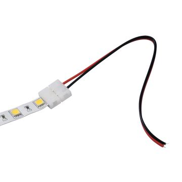 Fleksibelt enkeltsidet stik til 2-bens LED-strips 10 mm