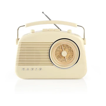 FM-radio 4,5W / 230V beige