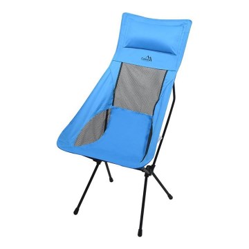 Foldbar campingstol blå 105 cm