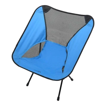 Foldbar campingstol blå 63 cm