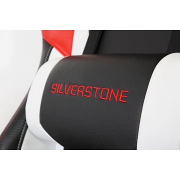 Gamer stol VARR Silverstone sort/rød